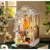 ROWOOD Book Nook Kit Serra | Puzzle 3D in Legno Modello Booknook per Adulti da Costruire | Fai Da Te Casa delle Bambole Bookend Libreria Decorazione Regalo