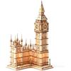 RoWood Puzzle 3D Modello di Big Ben in Legno - Modellismo da Costruire Adulti - Fai da Te Modellini da Costruire per Adulti - Regali di Compleanno e Natale