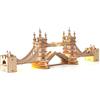 RoWood Puzzle 3D Modello di Tower Bridge in Legno - Modellismo da Costruire Adulti - Fai da Te Modellini da Costruire per Adulti - Regali di Compleanno e Natale