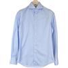 Suitsupply Traveller Camicia Uomo Extra Slim 36/14 Blu Cotone Stretch a Righe
