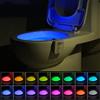 ZEZHOU Luce per WC, 16 colori LED per WC con sensore di movimento, luce notturna per bagno, idea regalo unica e divertente per papà, ragazzi, ragazzi, uomini, donne, fantastici gadget divertenti per