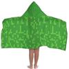 Jay Franco Minecraft Creeper - Telo a Mantella con Cappuccio 56 × 130 cm per Bambini, Super Morbido per Bagno, Spiaggia, Piscina e Viaggio, Prodotto con Licenza Ufficiale, Verde