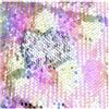 AMateschitz Tessuto Reversibile con Paillettes Scintillanti Stoffo con Paillettes Stoffo con Glitzerstoff per Cucire Al Metro Stoffa in Rete Stoffo Scintillante Stoffi da Sirenetta per Abito da Sera