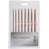 MILWARDS - Set di Ferri da Uncinetto, Oro Rosa, Set da 8, Colori Assortiti