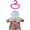 BABY born Cappotto City Style 43 cm con cappuccio | Impermeabile con cappuccio, stampa colorata, adatto a bambole da 43 cm