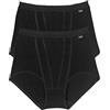 Sloggi Control Maxi 2P, Slip Donna, Nero, 56 (Pacco da 2)
