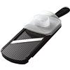 Kyocera Cs202Bk Affettatrice in Ceramica, Nero | Include impostazioni di spessore di 0,5, 1,3, 2 e 3 mm, supporti di protezione per le mani controllate, tacche angolari