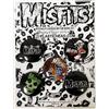 Misfits Button Badge Band Logo Official Set Of 5 One Size