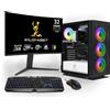 Ankermann-PC Wildrabbit Ultra Bundle | Intel Core Ultra 7 265KF | Nvidia GeForce RTX 5070 12GB | 32GB DDR5 RAM | 1TB NVMe SSD | Windows 11 | WiFi & Bluetooth | Wildrabbit GMX 32" WQHD LCD Gaming Monitor | Tastiera tedesca RGB di MSI | MSI Forge Mouse