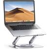 UGREEN Supporto per Laptop da Scrivania, Stand per PC Portabile Regolabile Ergonomico con Base Girevole a 360° Compatibile con MacBook Pro Air Notebook Fino a 17,3 Pollici