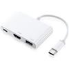 Valyrane Adattatore USB C HDMI 4K, con PD 100W, Adattatore Tipo C aHDMI, Adattatore Multiporta USB C HDMI, per TV Adattatore Laptops e altri tipi di dispositivi C
