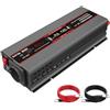DATOUBOSS Inverter 24v 220v Onda Pura 1500W/3000W con Display LCD, porta USB e spina EU per impianti residenziali, caravan e solari