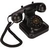ASHATA Telefono di Rete Fissa Vintage, Telefono con Filo Classico con Pulsante a Disco Retrò Vecchio Stile, Telefono con Linea Vintage Anni '60 Classico per Arredamento Casa e Ufficio per Anziani, Volume Reg
