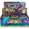 MTG Magic: The Gathering Unfinity Draft Booster Box nuovo sigillato in...