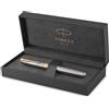 Parker Sonnet Penna Stilografica | Acciaio Inossidabile Con Finiture in Oro | Pe
