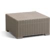 Tavolino da Giardino 68x68x35h cm California Cappuccino