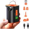 JOYROOM Pompa Elettrica Compatta per Materasso Gonfiabile con Luce da Campeggio, 4,8kPa Ricaricabile Pompa per Materasso Gonfiabile con 3600 mAh, 6 Ugelli per Cuscini Gonfiabili, Sacchi Sotto Vuoto
