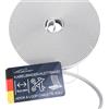 KabelDirekt - Fascette Fermacavo - 5m - 12,5mm, bianco