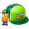 Bizak Stumble Guys Pack Cappellino con 1 Figura Sorpresa articolata 5 cm dei Personaggi, con Licenza Ufficiale del Videogioco di Abbattimenti, Collezionisti, Adulti Fan e Ragazzi o Ragazze (64113700)