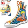 Ravensburger - Puzzle 3d Portapenne Sneaker Naruto | Puzzle 3d Bambini A Partire Dagli 8 Anni | Modellismo Da Costruire Bambini Di 112 Pezzi | Regalo Bambino 8 Anni E Più