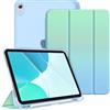 FINTIE Cover per iPad (A16) 11ª Generazione 11" (2025)/iPad 10ª Generazione 10.9" (2022) con Portapenne - Sottile Leggero Opaca Trasparente Posteriore Custodia con Auto Sveglia/Sonno, Seaside Ombre