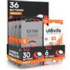 Udivita 36 Batterie per Apparecchi Acustici Misura 13 PR48 Arancioni Zinco-Aria Phono Pulse Technology in 6 Blister da 6 Pile - 36 Batterie: 30 Rayovac + 6 Udivita