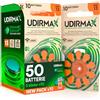Udivita 50 Batterie per Apparecchi Acustici PR48 Arancioni Misura 13 Udirmax - Pile con Tecnologia Dynamic Sonar Zinco-Aria e Senza Mercurio 1,45V in Formato Eco Pack - 5 Blister Ecologici da 10 Pile