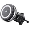 UGREEN MagFlow Pro Qi2 25W MagSafe Wireless Caricabatterie per Auto Compatibile con iPhone 17 16 15 14 13 12 Pro Max Air Plus, Raffreddamento TEC con Ventola Integrata, Montaggio su Bocchetta