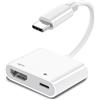 APKLVSR [Certificato Apple MFi] Adattatore USB-C a HDMI, compatibile con iPhone 15/16/17, MacBook Pro/Air & iPad Pro (2018-2024), supporta TV/Monitor/Proiettore, 4K@60Hz, Plug & Play