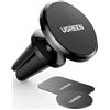UGREEN Supporto Telefono Auto Magnetico 2 PAD Metallo Inclusi, Porta Cellulare Macchina per iPhone 16 15 14, Galaxy, OPPO, Redmi/Xiaomi, ecc