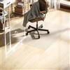 HOMCOM Tappetino Salvapavimento 120x120 cm Trasparente, Tappeto per Sedia da Ufficio in Plastica