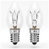 greate 2 lampadine E14 7W - Lampadine per lampada di sale - Luce di orientamento, macchina da cucire, vetrina - Lampadina E14 piccola con 40 lumen - E14 lampadina a candela illuminante