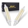 DiCUNO Lampadina LED R7s 118mm, Non dimmerabile, Bianco neutro 4000K, 8.5W equivalente 75W lampade alogene, 1000lm, R7s LED luce lineare per faretti e applique, 2 Pezzi
