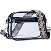 Roulens Piccola Borsa a Tracolla Donna con 3 Scomparti Capienti,Borsa Mano PU Pelle Messenger Crossbody Bag,Borsa a Spalla con Tracolla Ampia Regolabile e Rimovibile
