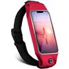 moex Cintura da corsa per Motorola Moto G86 Power 5G, borsa da corsa, impermeabile, per corsa, Touch finestra, leggera, per jogging, marsupio sportivo, Strength, Eine Grösse, Cintura da corsa