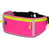 ONEFLOW Active Pro - Cintura da corsa per Honor con 3 scomparti, traspirante, per sport, per jogging, cellulare, marsupio, impermeabile, Triple Pink, Honor Magic7 Pro, Utility