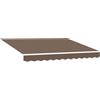 vidaXL Telo di ricambio per tenda da sole Tortora 3,5 x 2,5 m, Tessuto moderno per tende rettangolari, resistente al sole, all'acqua, facile da pulire, perfetto per l'esterno