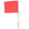 ZCZDHNA Bandiera indicatore del Resistente Accessorio Rosso per Barche a Vela e Yacht (185 * 135mm(Alto mm))