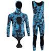 UALXPAO Tuta da Immersione in Neoprene Muta da Uomo for Immersione Profonda Calda a Prova di Freddo 3~5MM Modello Mimetico for Snorkeling 0 in Un Unico Pezzo