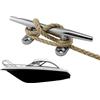Generisch Morsetto in acciaio inox, per ponti di barca, qualità marine, base aperta, accessori per ancoraggio, lampada di fissaggio per kayak, per canoa, dock, piccoli yacht, ormeggiatori, ponte, pesca, vela