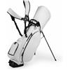 FytStycale Stand Borsa da Golf Doppia Tracolla Imbottita Golf Stand Tascaportaoggetti Multiple per Uomini e Donne, Nero