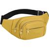 Generic Marsupio impermeabile regolabile portatile | Marsupio per escursionismo, palestra, campeggio, viaggi, vacanze, attività all'aperto, corsa, ciclismo, passeggiate, Giallo, Refer to description, Unisex