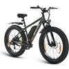 SPATIAL Bicicletta Elettrica, Mountain Bike Elettrica da 26 con Pneumatici Fat 4.0 e Batteria da 48V 13Ah 624Wh, Autonomia fino a 70Miglia, Motore da 250W 80Nm Con Funzione NFC (Uomo, Nero)