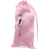 VICASKY Sacca per Organizzazione Facile e Trasporto Comodo P rosa Porta Scarpette da Ballo Rosa in Poliestere Chiusura a Coulisse per Appassionati di Danza