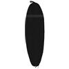 Trayneel Custodia protettiva per tavola da surf, con chiusura a coulisse, in poliestere, con custodia, per shortboard, Funboard, Longboard, leggera, adatta ai viaggi, colore nero (180 x 50 cm)