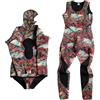 UALXPAO Tuta da Immersione in Neoprene Muta Mimetica da 3,0 mm Set 2 Pezzi for Pesca Subacquea e