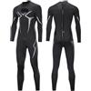 UALXPAO Tuta da Immersione in Neoprene Muta da Uomo 3.0mm Neoprene Surf Scuba Diving Snorkeling Nuoto Body Suit Bagnato