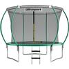 Ultrasport Trampolino da Giardino XL, Diametro 305 cm, Capacità di Carico fino a 150 kg, Trampolino da Esterno Spazioso con Elementi di Sicurezza, Set Completo, Verde