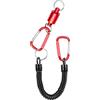 Domary Supporto per Rilascio Rete da Pesca [segnaposto] Clip Magnetica per Custode Magnetico Cordino a Spirale Retrattile 4,4 Libbre Rilascio Rete Magnetica con Clip Ad Anelli Div (, blu e rosso)