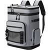 Uonguon Zaino refrigerante isolato, capacità 48 lattine, 31 x 20 x 45 cm, a prova di perdite, design spazioso con tasche per escursioni, gite in spiaggia, pesca all'aperto, viaggi, picnic, lavoro, shopping